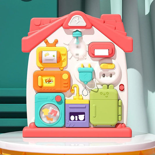 Multifunctional Early House Busy Learning Board