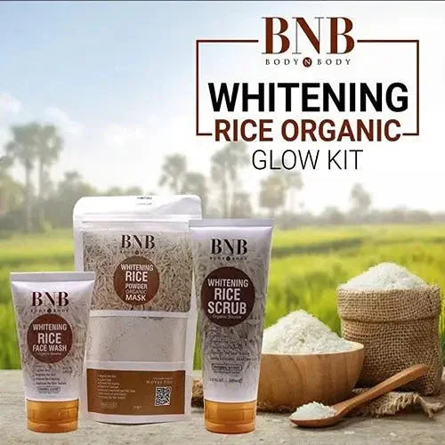 BNB Rice Extract Bright & Glow Kit - 7ccollections